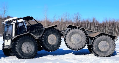 Available in two variations, the utility vehicles can handle payloads up to 5,000-lbs. or a crew of 16 workers.