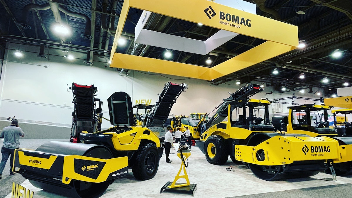 BOMAG's New Road Building Lineup CONEXPO 2023 Rollers, Compactors ...