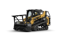The new VT-100 compact track loader is a vertical lift machine for loading and grading applications in landscaping and construction. The VT-100 Forestry is designed for mulching, right-of-way clearance, site prep and more.