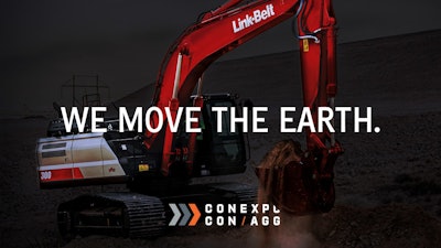 Link-Belt plans to display a number of machines on the Festival Grounds at CONEXPO, including several equipped with grading solutions by Trimble Earthworks.