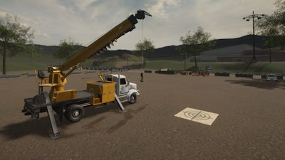 The Digger Derrick Training Pack simulator.