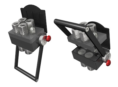 When configured to connect under pressure, the multiplate system supports manual connection up to 350 bar.