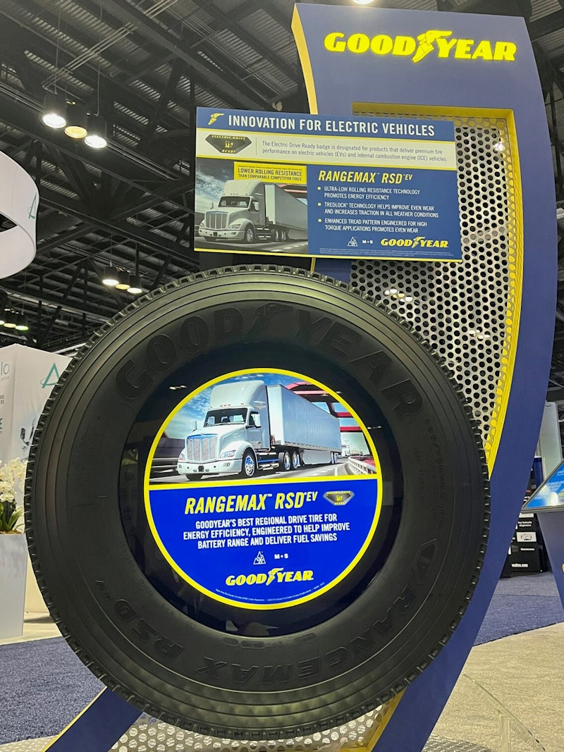 Goodyear Showcases RangeMax RSDEV Tire for Regional Work Vehicles From