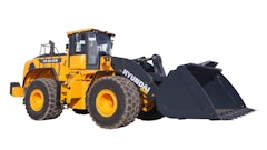 As the largest model in Hyundai’s A series wheel loader product line, the new Hyundai HL985A wheel loader is designed for high-production jobs including quarrying, aggregates and other mass-volume material handling applications.