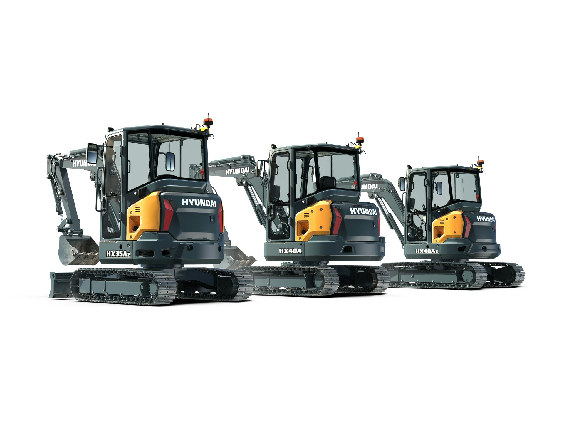 Hyundai Showcases New HX-A Compact Excavators at CONEXPO From