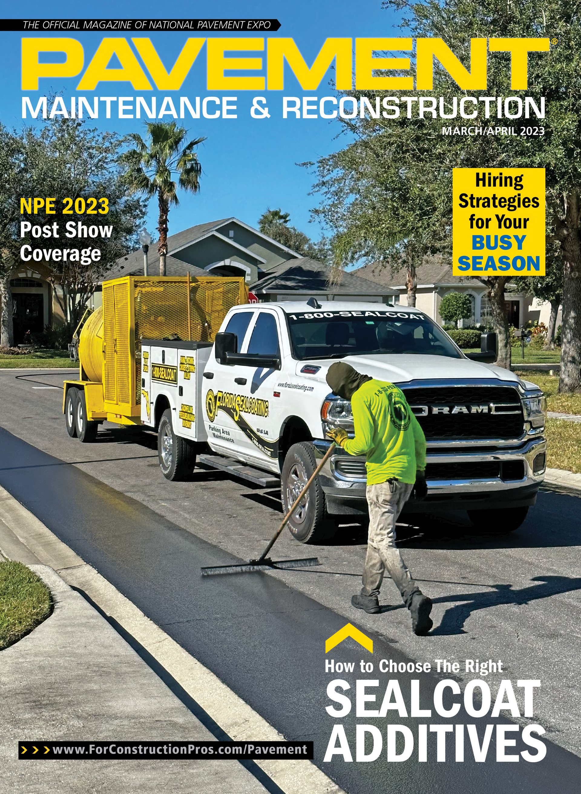 Pavement Maintenance & Reconstruction March/April 2023