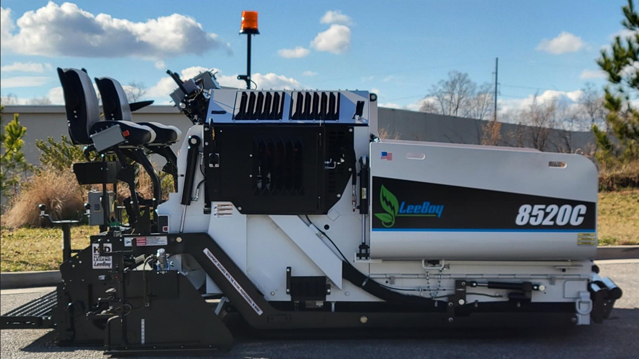 LeeBoy Debuts Prototype 8520C Electric Asphalt Paver at
