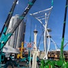 The Festival Lot at CONEXPO/CON-AGG showcased the industry's aerial equipment.