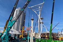 The Festival Lot at CONEXPO/CON-AGG showcased the industry's aerial equipment.