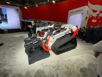 Bobcat S7X skid-steer loader and Rogue X