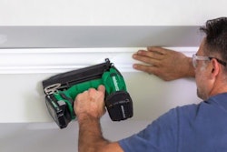 This 18V cordless brad nailer drives 1,300 brad nails per charge with the included compact 18V 2.0Ah battery with fuel gauge (or up to 4,000 brad nails per charge with an 18V or 36V MultiVolt 8.0Ah battery-sold separately).