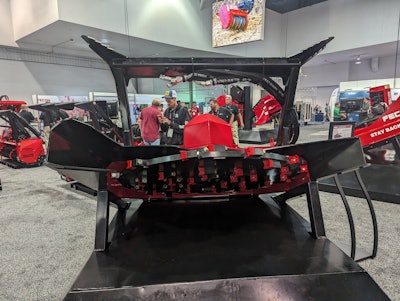 Fecon debuts the Disc Hawk compact mulcher attachment at CONEXPO in Las Vegas, Nevada. The land clearing attachment features a 60-in. working width.