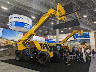 Pettibone showcased its latest material handling solution, the Extendo 1544X telehandler, at CONEXPO 2023. The machine features a 15,000-lb. lifting capacity and is designed for highway construction, pipe yard applications and more.