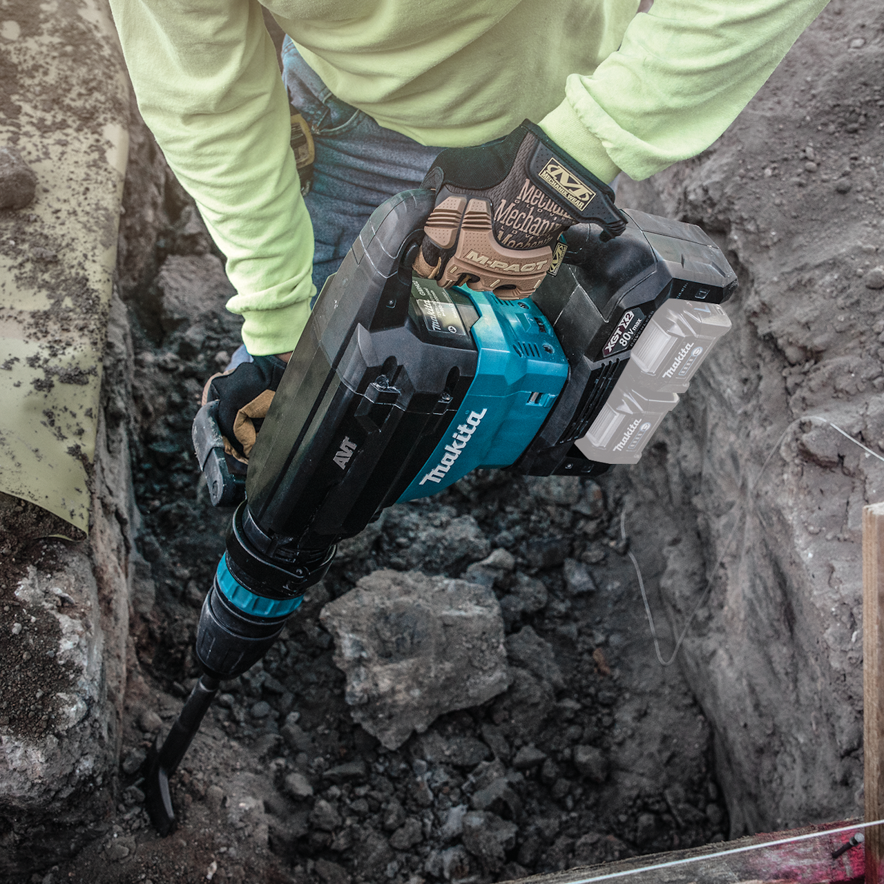 Makita 80V XGT Cordless Demolition Hammer From Makita USA Inc