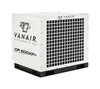 During use, the drill module generates 600 cfm and 250 psi capable of supporting a 4-in. hammer drill.