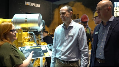 Interview following the Caterpillar C13D unveiling
