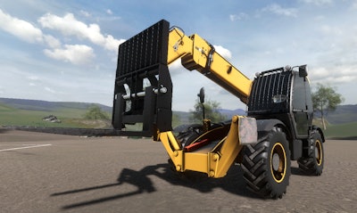 Performance metrics tracked during training exercises include safety violations, such as collisions, tipping or flipping, loads dropped, machine stability and fuel efficiency.