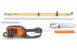 The quiet and powerful brushless motor of the battery-powered 525iDEPS coupled with a Husqvarna X-Cut chain on a 12-in. bar enables high, double-sided cutting capacity, balanced operation and performance.
