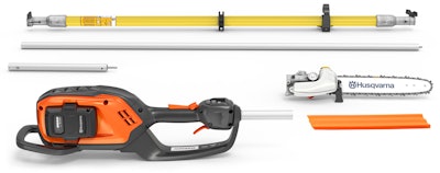 The quiet and powerful brushless motor of the battery-powered 525iDEPS coupled with a Husqvarna X-Cut chain on a 12-in. bar enables high, double-sided cutting capacity, balanced operation and performance.