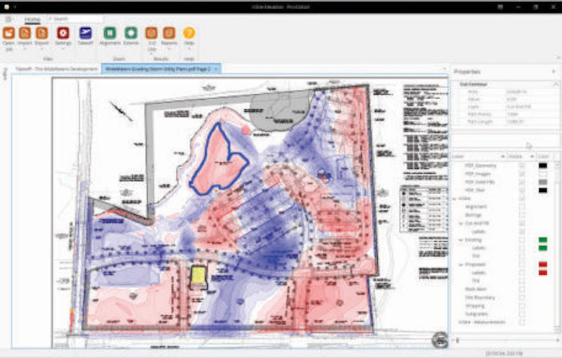 Fill Sight Map InSite Elevation Pro Production Cut and Fill Map From: Insite Software ...