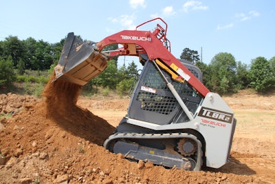 Redesigned unit offers a tipping load of 6,041 lbs. and is powered by a 74.3-hp turbocharged, Tier 4 Final-compliant engine.