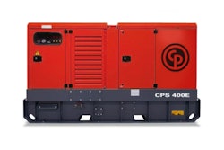 Powered by a WEG motor, the CPS-400E delivers 150 psi during use and is equipped with an intuitive electronic controller.