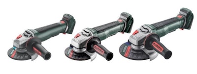 The W11 series features soft start, Metabo’s M-Quick tool free wheel change system, mechanical safety clutch, safety brake, non-locking paddle switch and overload protection.