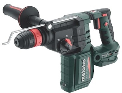 Designed for chiseling and demolition, the combination hammer has a maximum impact rate of 4,470 bpm with three joules.