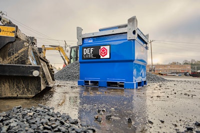 With a capacity of 132 gallons, the DEF Cube can help operations meet DEF requirements for Tier 4 Final engines on the jobsite.