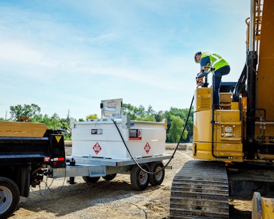 For sites where alternative power solutions aren't possible, fuel tanks help store diesel.