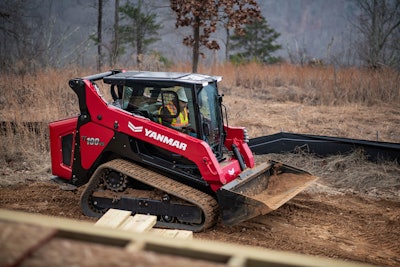 Featuring self-leveling technology, the TL100VS comes equipped with a 103.5-hp Tier 4 Final Yanmar diesel engine and standard 40 gpm high flow for performance capacity on the jobsite.