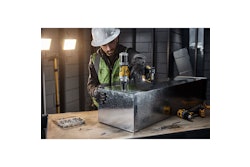 The DEWALT Cordless Rivet Tools feature tool-free nose piece changes for use in prefabrication, assembly, HVAC, roofing and construction applications.
