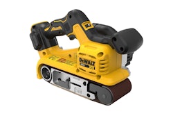 Equipped with a variable speed trigger with lock on and speed selection dial, the 20V MAX Belt Sander is designed for rapid material removal during construction, fabrication and more.