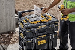 The new storage products include the following: Adaptor, Deep Compact Toolbox and Three-Drawer Toolbox.