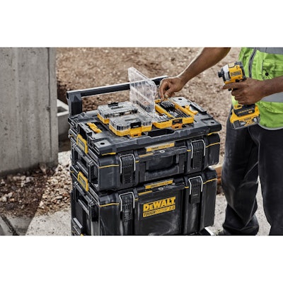 The new storage products include the following: Adaptor, Deep Compact Toolbox and Three-Drawer Toolbox.