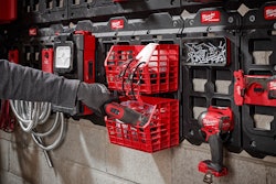 The new solutions include the following: Magnetic Rack, Magnetic Bin and Large Magnetic Bin, Compact Wall Basket, 4-in. Single Straight Hook and Seven-Hook Rack, Belt Clip Rack and Long Handle Tool Holder.