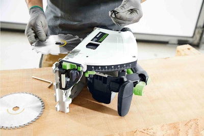 The TS 60 K Plunge-Cut Saw supports carpenters, woodworkers and remodelers, while the RG 130 Grinder is designed for the first phase of restoration.