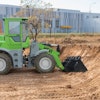 The GEL-1800 electric wheel loader is compatible with a range of Electric Vehicle Supply Equipment (EVSE) brands such as Blink Charging and Siemen’s eMobility.