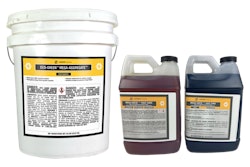 Up to six times more abrasion resistant than concrete, this solution permanently bonds to concrete, metal or rebar and wood.