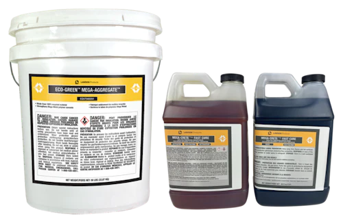 Lawson Products Metal Mega-Crete Fast Cure 50-lb. Kit with Aggregate ...