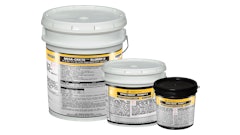 Four times stronger than concrete, the medium-cure compound can be applied to damp concrete and cold floors down to 35°F (2°C).