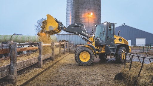 The new P-Tier compact wheel loaders will carry over all L-Series capabilities and will introduce new features, including standard ride control in base models and optional factory-installed features, including an auto-reversing fan option.