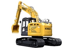 These KOBELCO excavators are mid-size machines, offering full-size capabilities with short rear swing features.