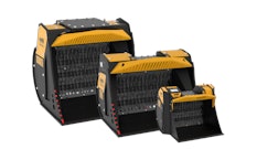 Two of the new padding buckets were designed for compact line equipment, while the third is for heavy equipment.