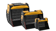 Two of the new padding buckets were designed for compact line equipment, while the third is for heavy equipment.