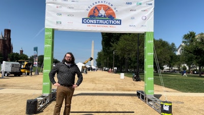 Asphalt Contractor Editor Brandon Noel at the Celebration of Construction in Washington, D.C.