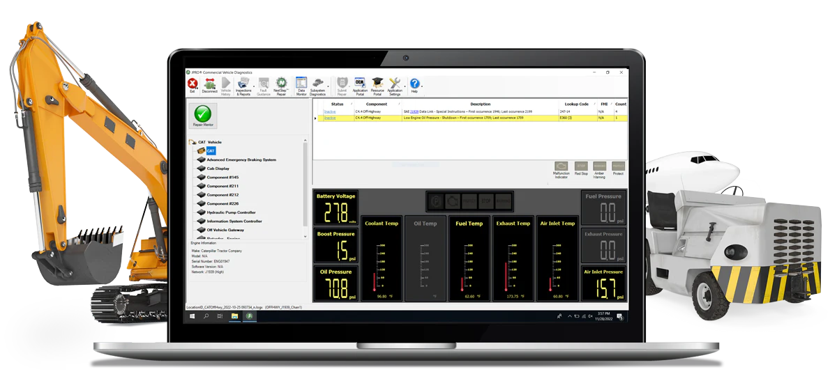Canada Diesel Diagnostic Laptop - Strong Laptop On & Off Hwy Canada Diesel Diagnostic Laptop - Strong Laptop On & Off Hwy