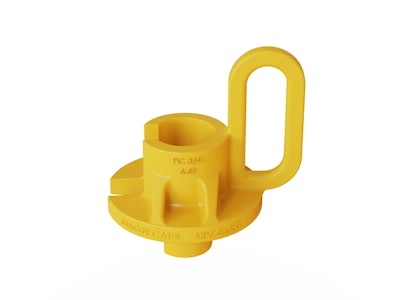 The Tea Cup pipe picks have a lifting capacity of 18 tons and are available in two sizes and styles; they are cast and not welded, resulting in durable handling.
