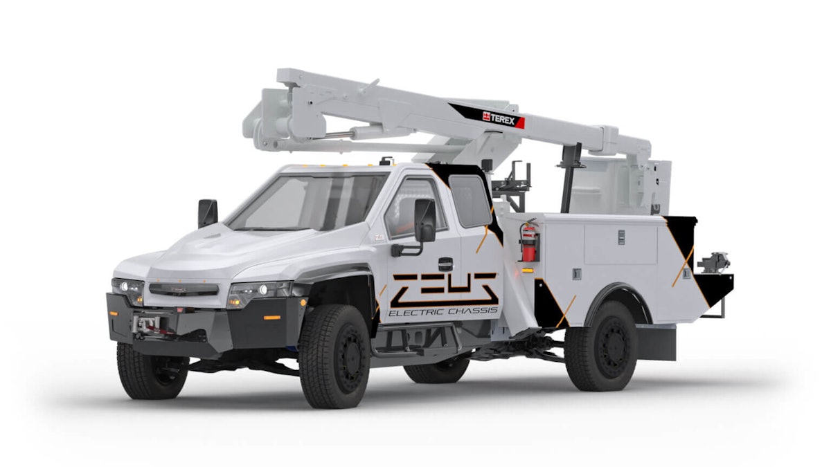 Zeus to Showcases Allelectric Bucket Truck Concept Vehicle From Zeus