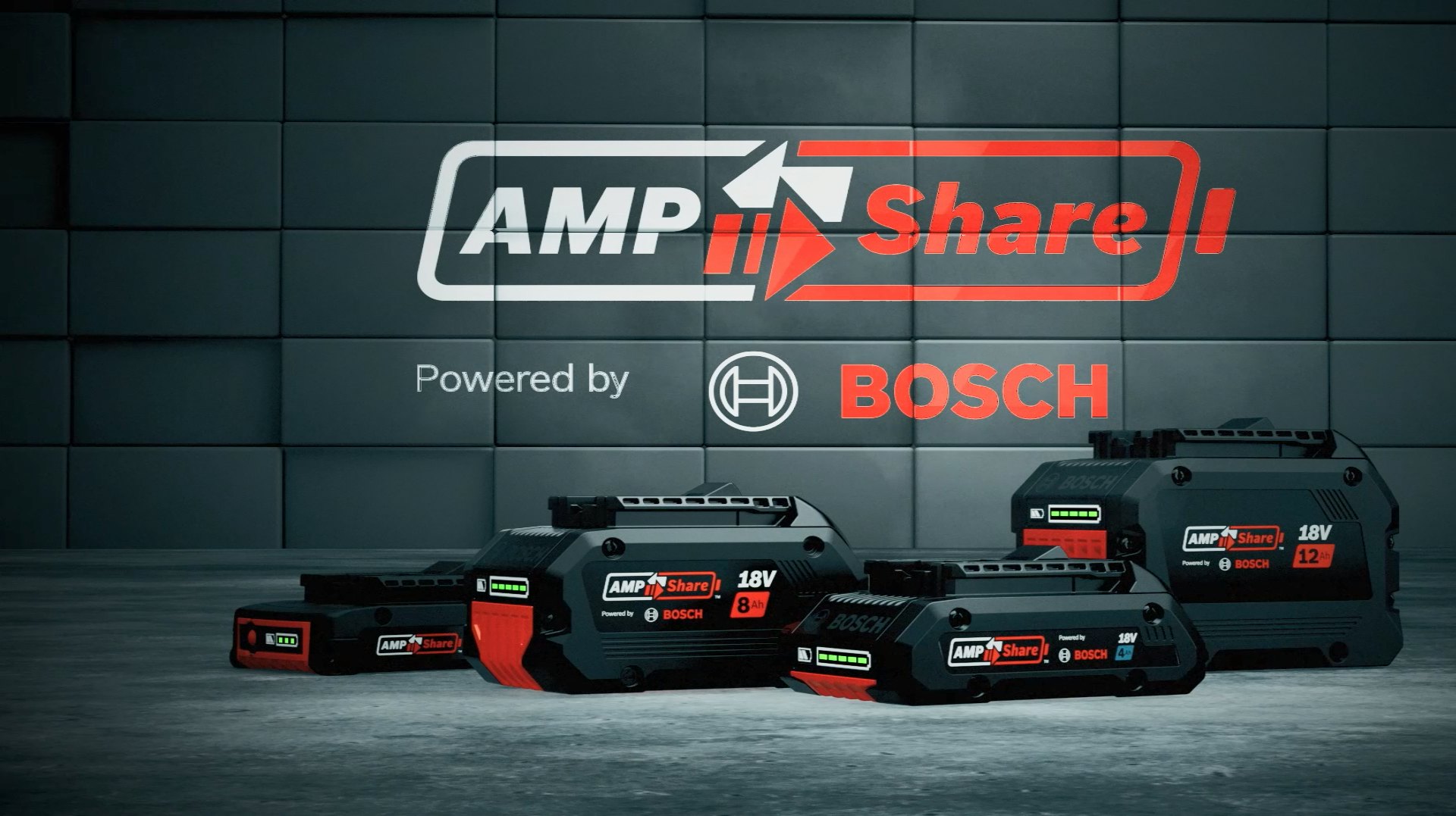 AMPShare - Powered by Bosch Multi-Brand 18V Battery Platform From